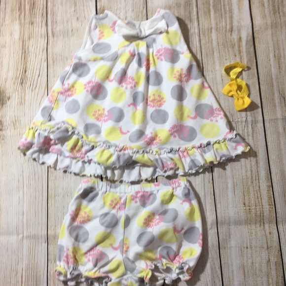 4 Piece Lot Toddle Girl Clothes 12-18 ( Q2006) - Picture 4 of 7